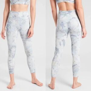 Athleta Elation High Rise 7/8 Tight Workout Legging Snow Dye Plus Size 3X